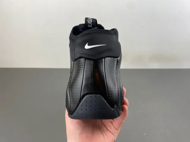 Nike Air Foamposite One Black Zipper Closure Basketball Shoes 4
