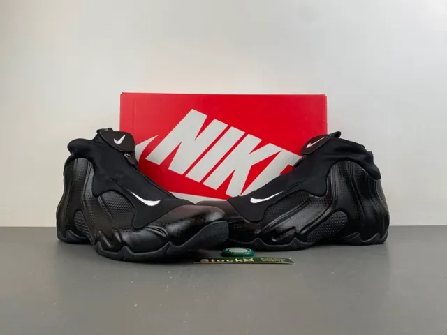 Nike Air Foamposite One Black Zipper Closure Basketball Shoes 14