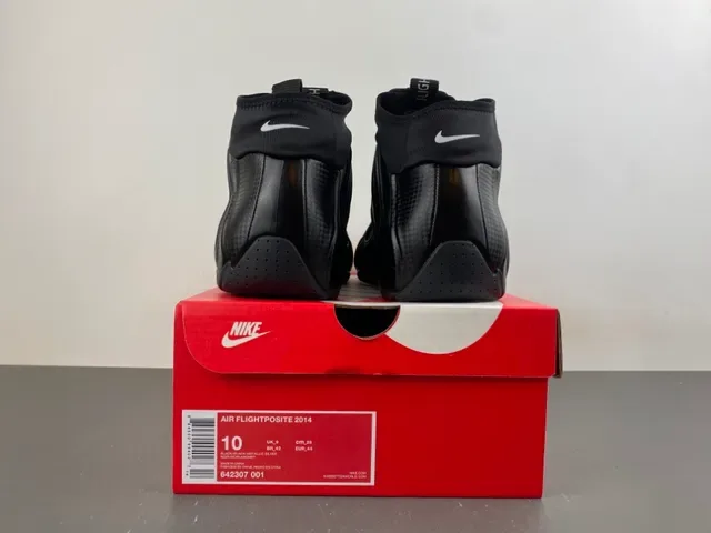 Nike Air Foamposite One Black Zipper Closure Basketball Shoes 18