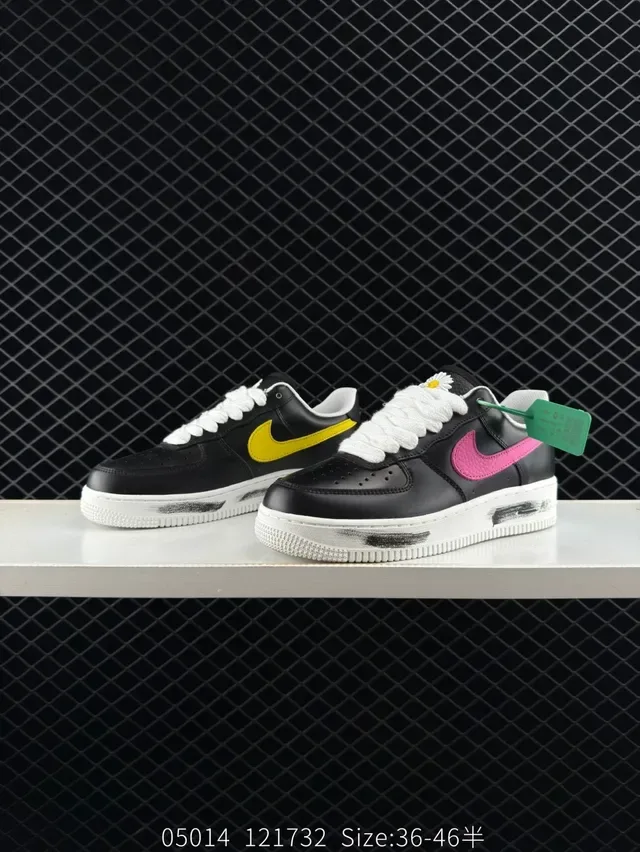 Nike Air Force 1 Low Black Teal Distressed Lifestyle Sneakers 3