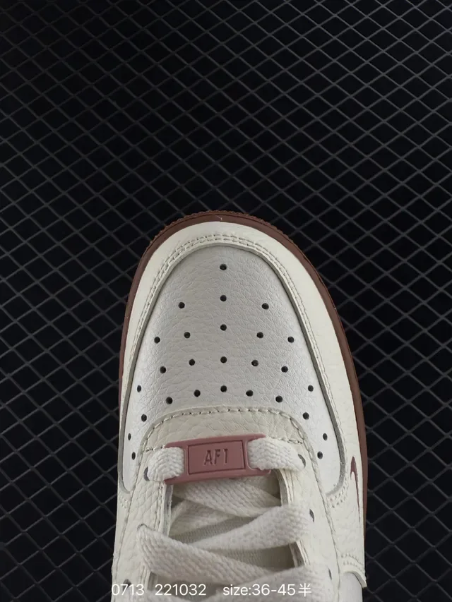 Nike Air Force 1 Low Off-White Brown Lifestyle Sneakers 2