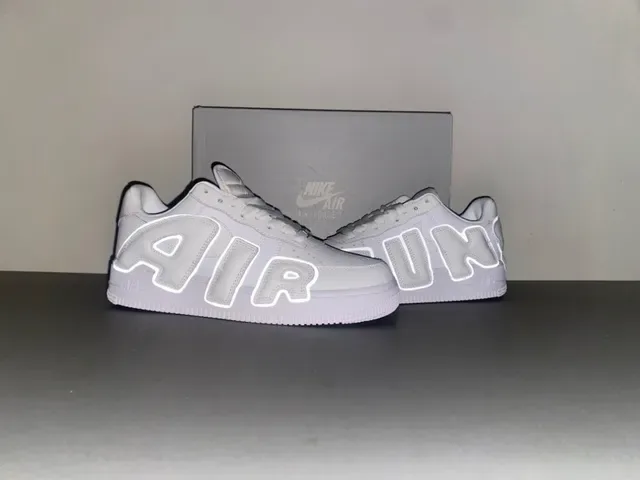 Nike Air Force 1 White Oversized Stitched Letter Lifestyle Sneakers 14