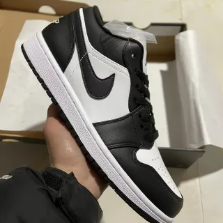 Nike Air Jordan 1 أسود أبيض حذاء رياضي أسلوب حياة