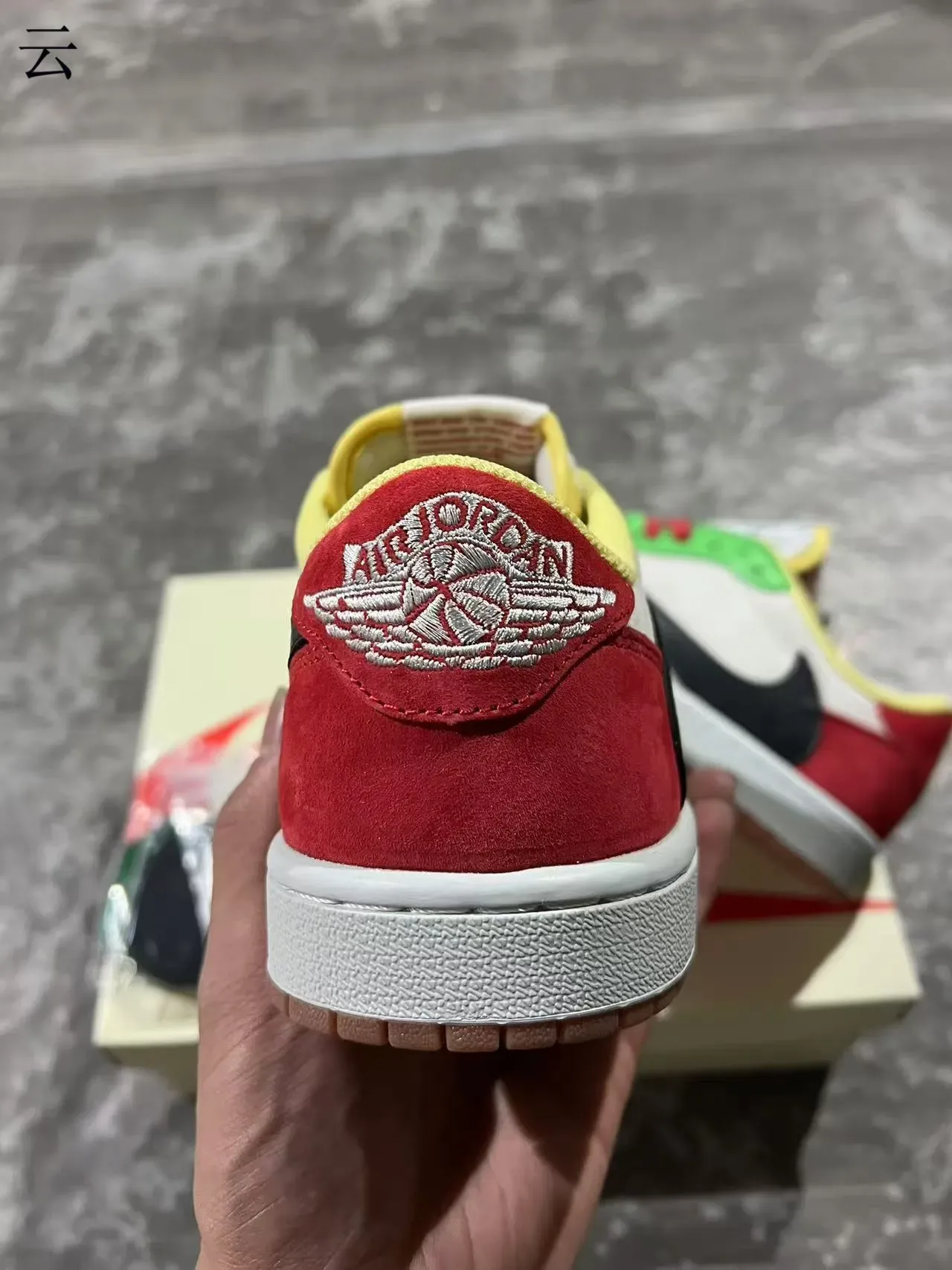 Nike Air Jordan 1 Low Multicolor Lifestyle Sneakers 8