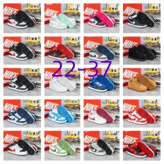 Nike Air Jordan 1 सफेद काला गुलाबी बास्केटबॉल शूज