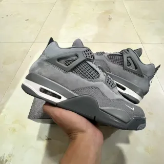 Nike Air Jordan 4 Zapatos de Baloncesto Gris Monocromo