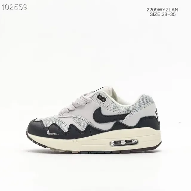 Nike Air Max 1 Light Gray Teal Lifestyle Sneakers 6