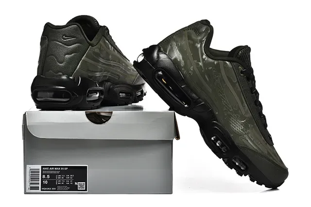 Nike Air Max 95 Olive Green Translucent Lifestyle Sneakers 24