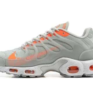 Nike Air Max Plus رمادي برتقالي حذاء رياضي أسلوب حياة