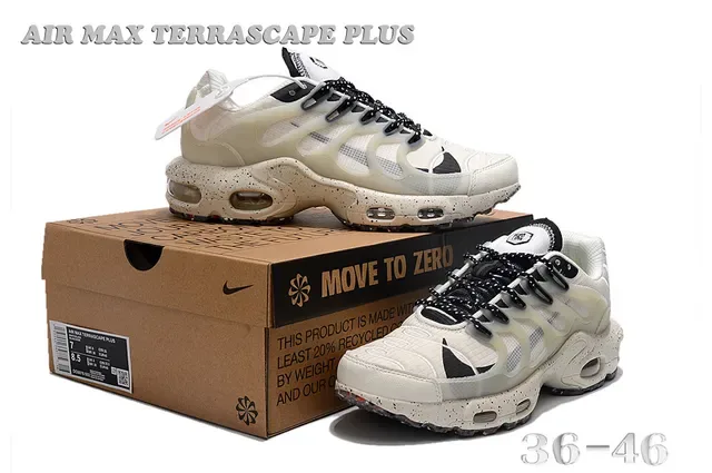 Nike Air Max Terrascape Plus Off-White Black Lifestyle Sneakers 6