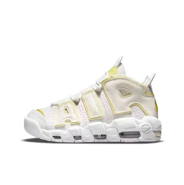 Nike Air More Uptempo Rojo Negro Blanco Zapatillas de Baloncesto 10