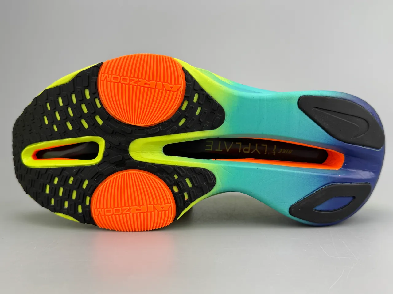 Nike Air Zoom Alphafly 3 Amarillo Neón Azul Marino Naranja zapatillas de correr 6