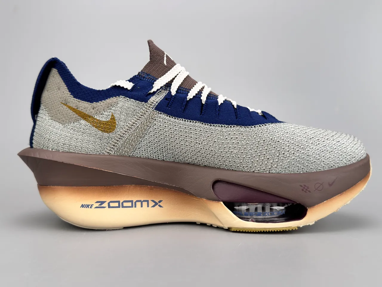 Nike Air Zoom Alphafly 3 Plata Gris Dorado Marino Zapatos de correr 10