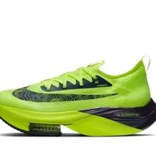 नाइके Air Zoom Alphafly नियोन लाइम ग्रीन रनिंग जूते