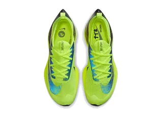 Nike Air Zoom Alphafly Neon Lime Green Running Shoes 4