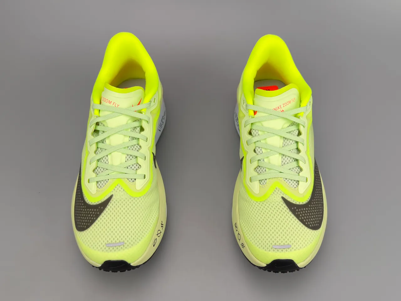 Nike Air Zoom Alphafly Yellow Purple Racing Silhouette Engineered Mesh Upper Running Shoes 9