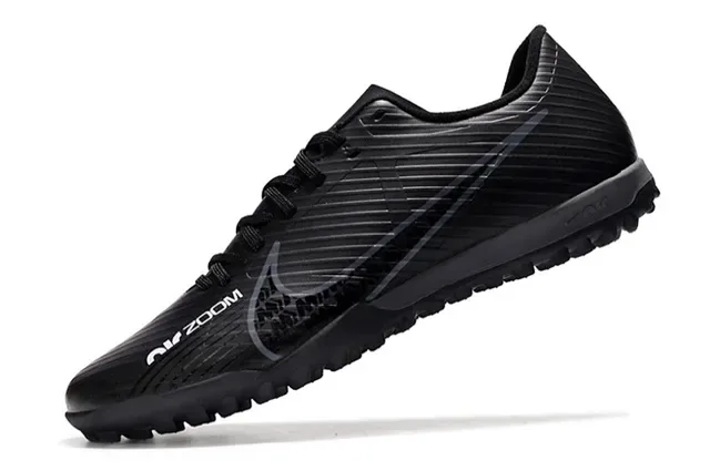Nike Air Zoom Black and Volt Artificial Grass Soccer Shoes 4