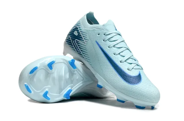 Nike Air Zoom नीली बुनाई ऊपरी सिंथेटिक डायनामिक ओवरले फर्म ग्राउंड सॉकर जूते 2