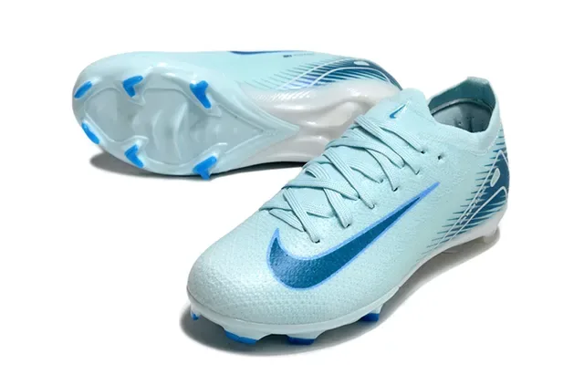 Nike Air Zoom नीली बुनाई ऊपरी सिंथेटिक डायनामिक ओवरले फर्म ग्राउंड सॉकर जूते 3