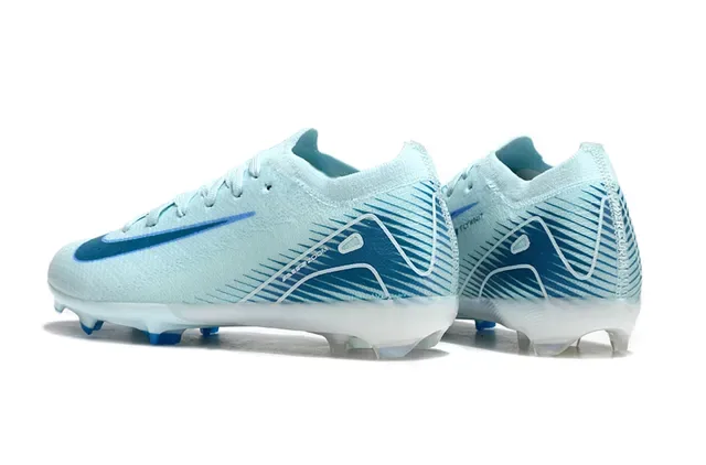 Nike Air Zoom नीली बुनाई ऊपरी सिंथेटिक डायनामिक ओवरले फर्म ग्राउंड सॉकर जूते 4
