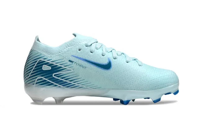Nike Air Zoom नीली बुनाई ऊपरी सिंथेटिक डायनामिक ओवरले फर्म ग्राउंड सॉकर जूते 5