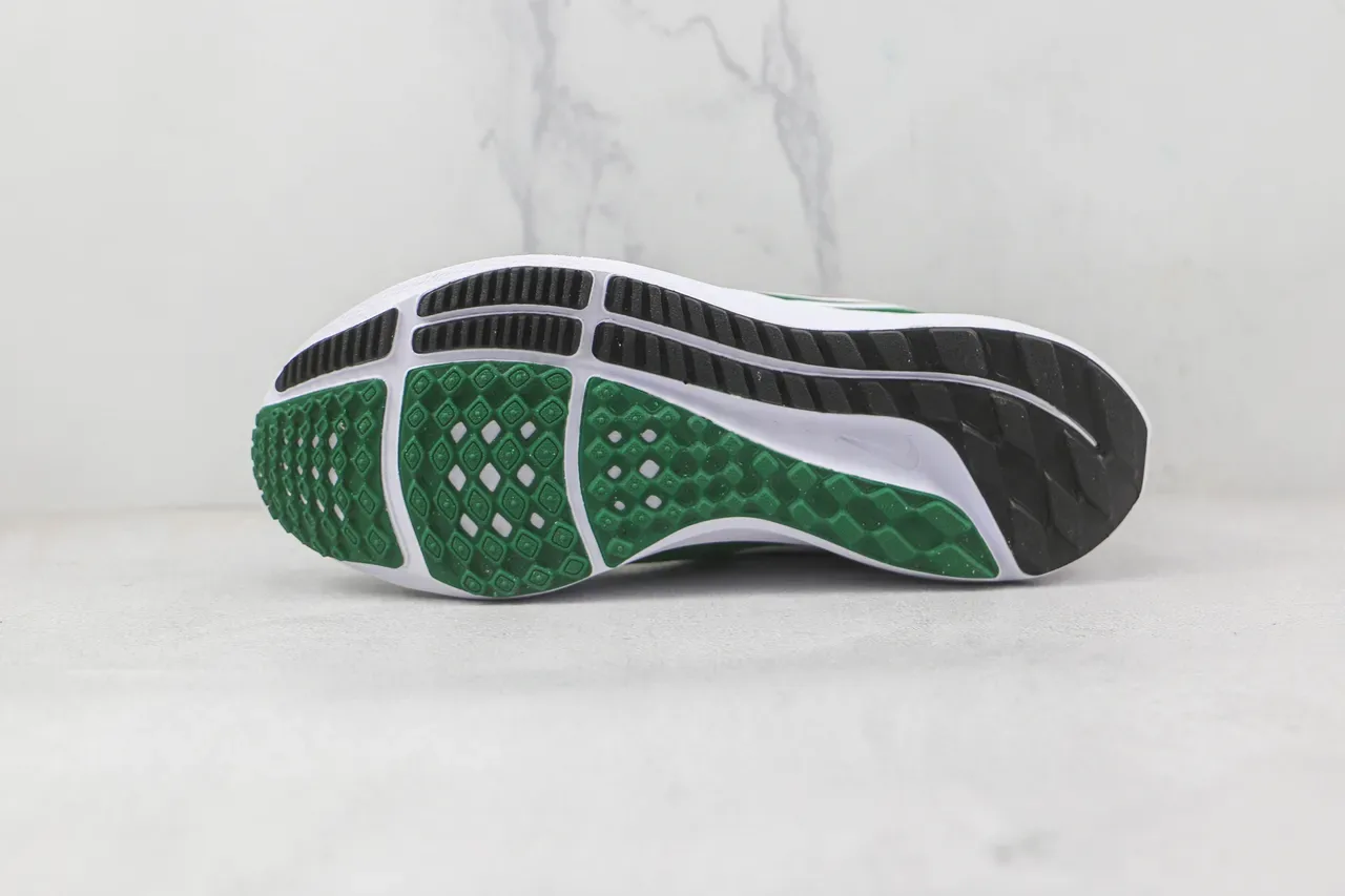 Nike Air Zoom Pegasus हरा सफेद काला रनिंग शूज 8