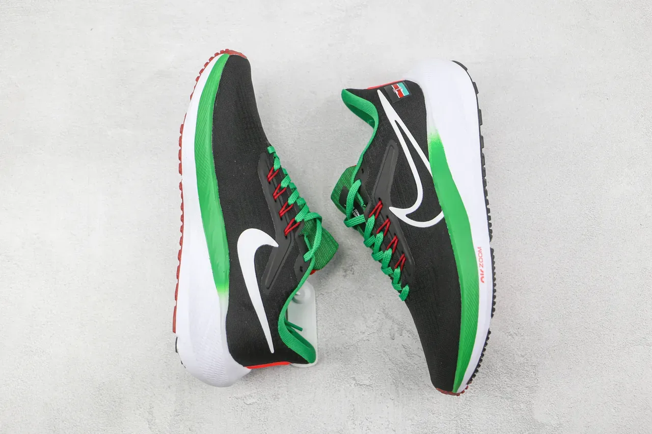 Nike Air Zoom Pegasus Kenya Black Green Running Shoes 2