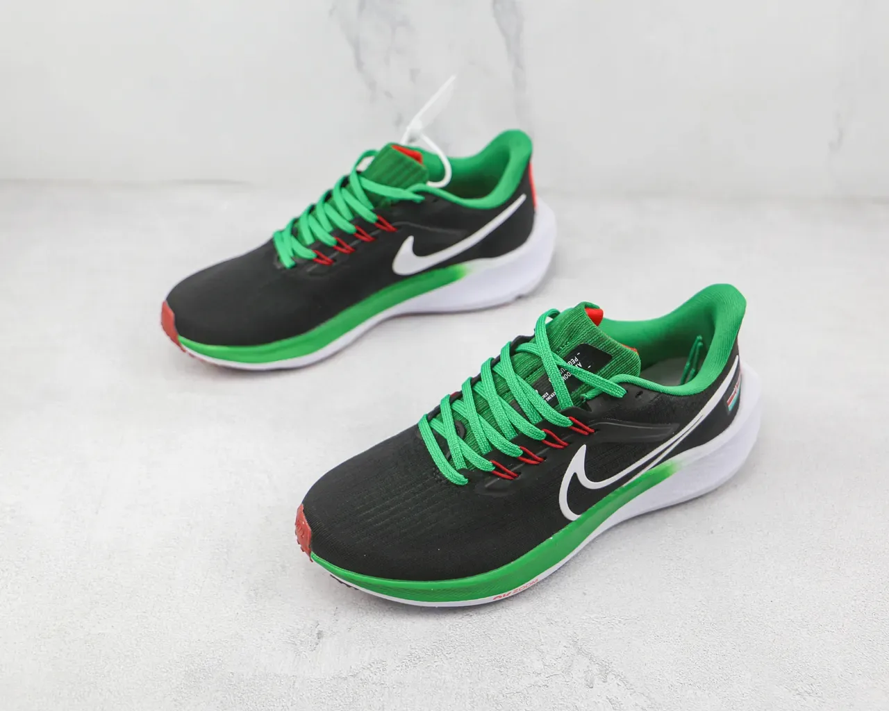 Nike Air Zoom Pegasus Kenya Black Green Running Shoes 4