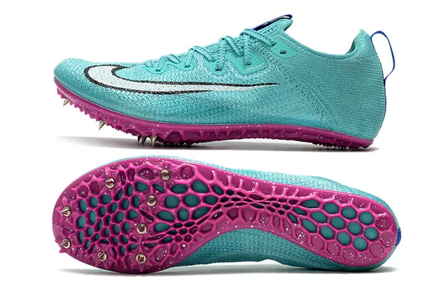 Nike Atomknit Track Spike White Pink Running Shoes 13