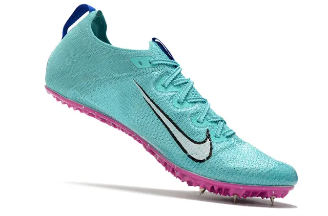 Nike Atomknit Track Spike White Pink Running Shoes 14