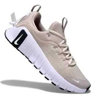 Nike بيج أبيض أعلى نسيجي منحوت مع أخاديد وسط النعل سنيكرز أسلوب الحياة