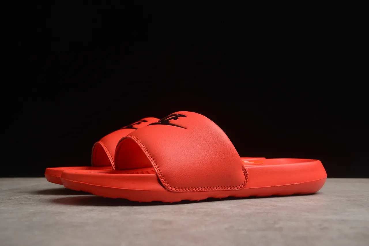 Nike Benassi JDI Orange-Red Slippers 12