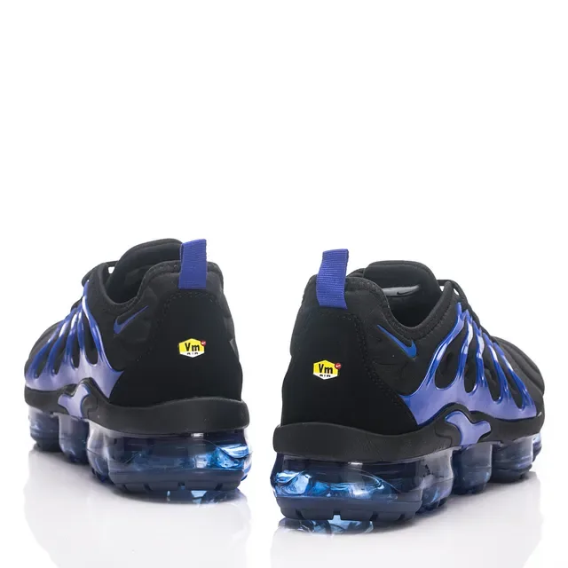 Nike Black Blue Flame-Pattern Cage Overlay Translucent Visible Air Sole Lifestyle Sneakers 5