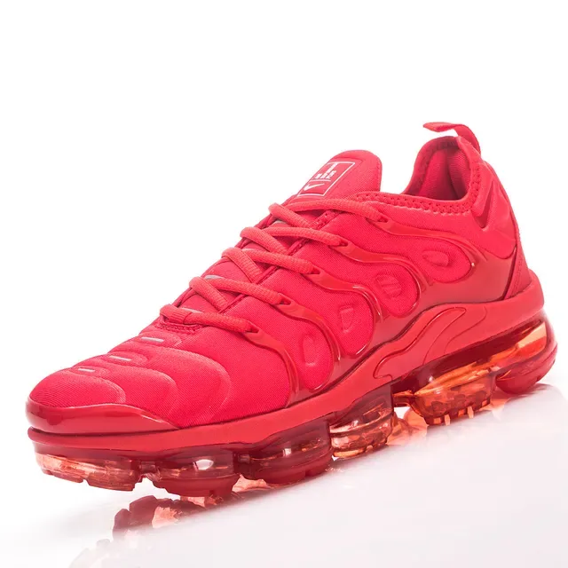 Nike Black Blue Flame-Pattern Cage Overlay Translucent Visible Air Sole Lifestyle Sneakers 20