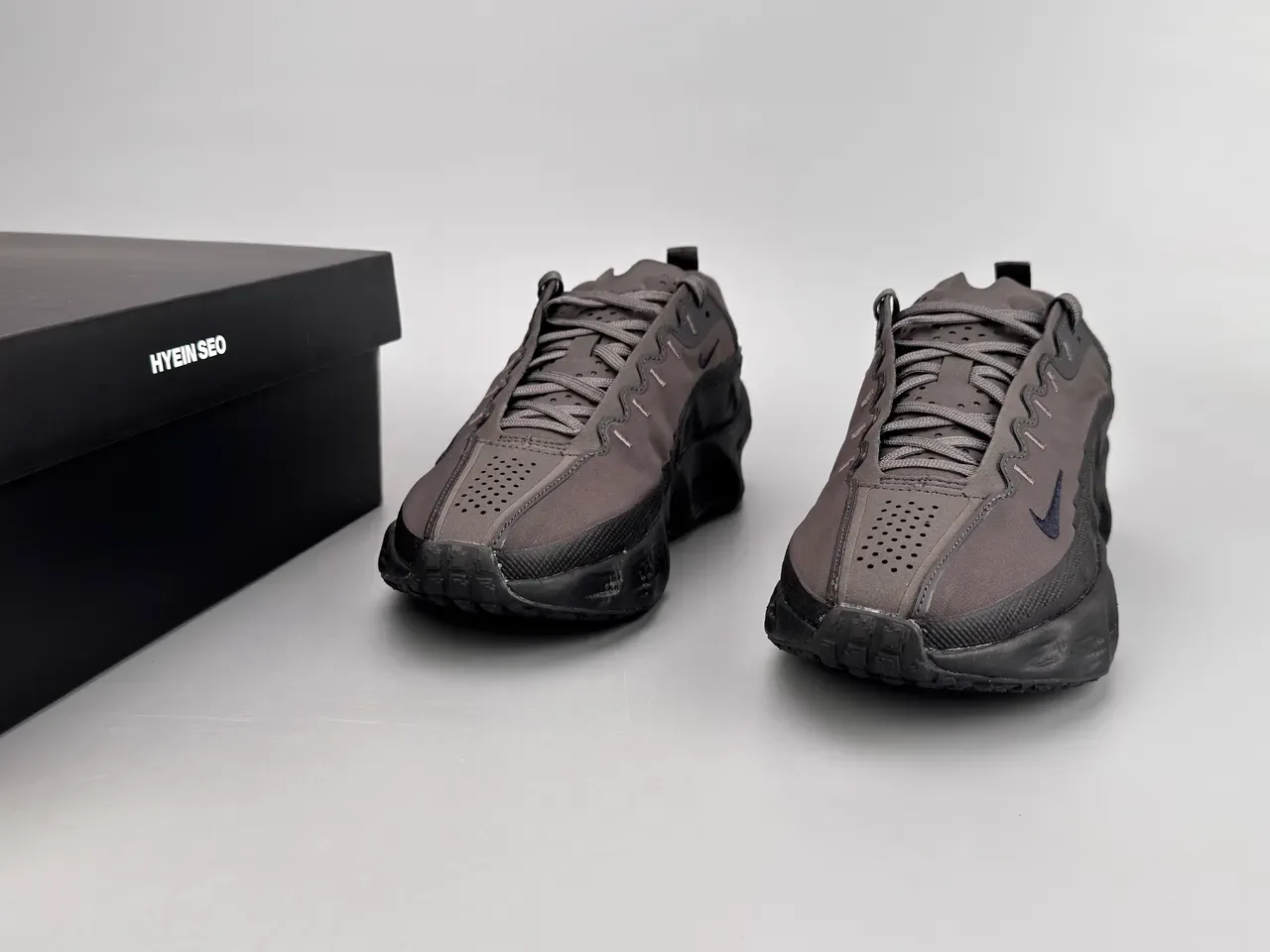 Nike Black Geometric Cage Lifestyle Sneaker 3