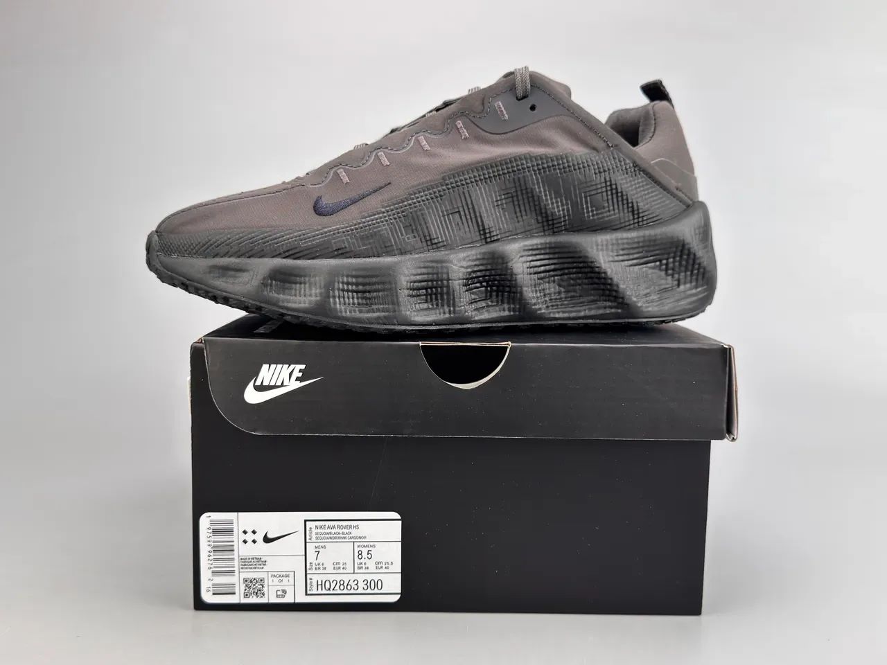 Nike Black Geometric Cage Lifestyle Sneaker 4