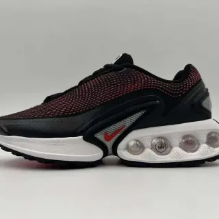 Nike Noir Rose Air Cushioning Pods Visibles Overlay Synthétique Latéral Chaussures Lifestyle