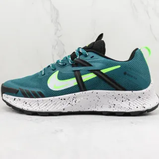 Nike أزرق أخضر GORE-TEX مقاوم للماء متباعد النقاط وسط الكعب أحذية جري