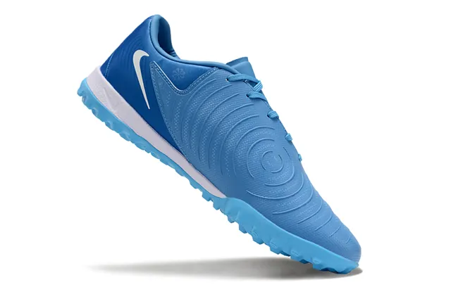 Nike Blue White Low-Cut Synthetic Upper Turf Soccer Shoes 2