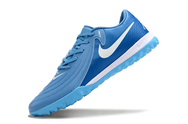 Nike Blue White Low-Cut Synthetic Upper Turf Soccer Shoes 3