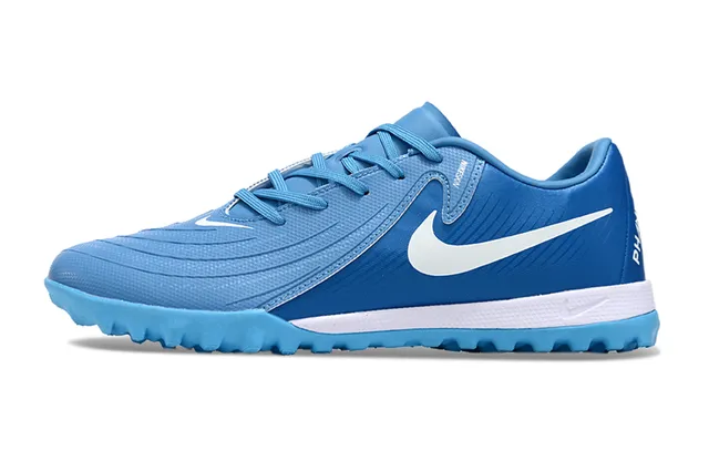 Nike Blue White Low-Cut Synthetic Upper Turf Soccer Shoes 7