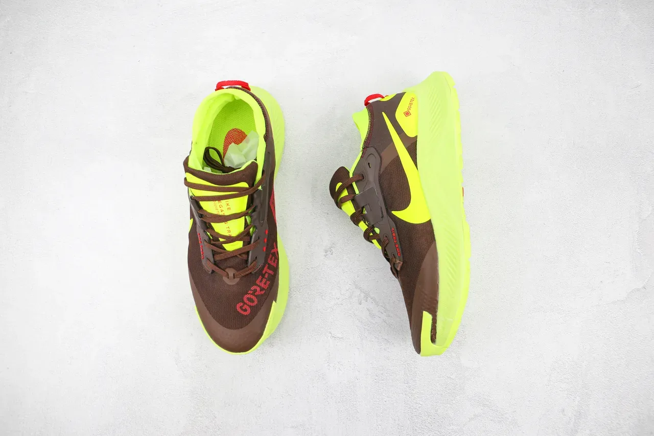 नाइक ब्राउन येलो Trail Silhouette GORE-TEX वॉटरप्रूफ रनिंग शूज 3