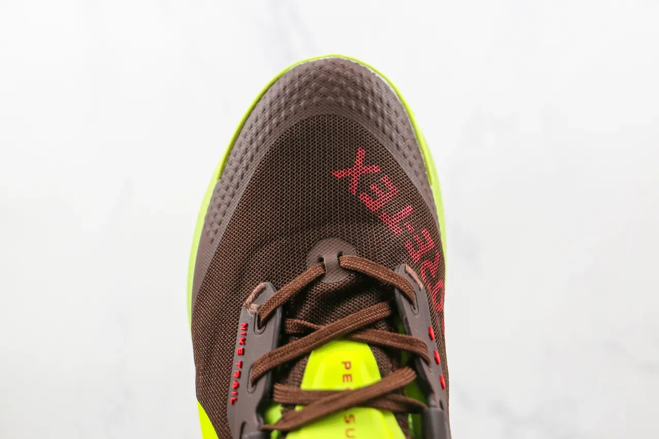 नाइक ब्राउन येलो Trail Silhouette GORE-TEX वॉटरप्रूफ रनिंग शूज 6
