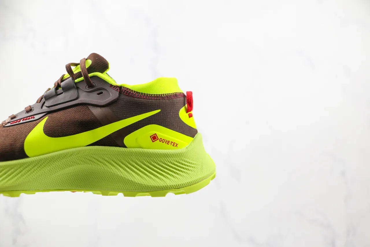 नाइक ब्राउन येलो Trail Silhouette GORE-TEX वॉटरप्रूफ रनिंग शूज 7