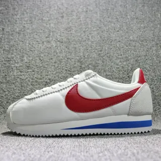 Nike Cortez أبيض أحمر أزرق أحذية لايف ستايل
