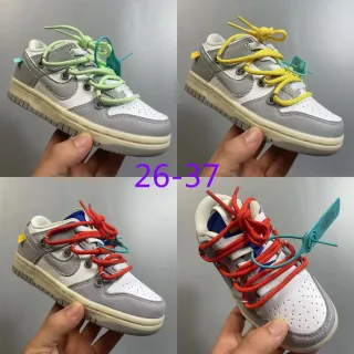 Nike Dunk Low رمادي أبيض سنيكرز لايف ستايل
