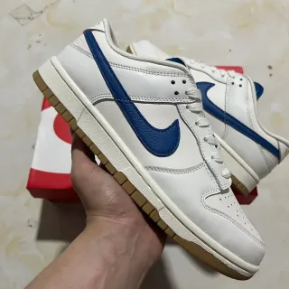 Nike Dunk Low أبيض الأزرق الملكي Gum الأسلوب الحياتي أحذية رياضية