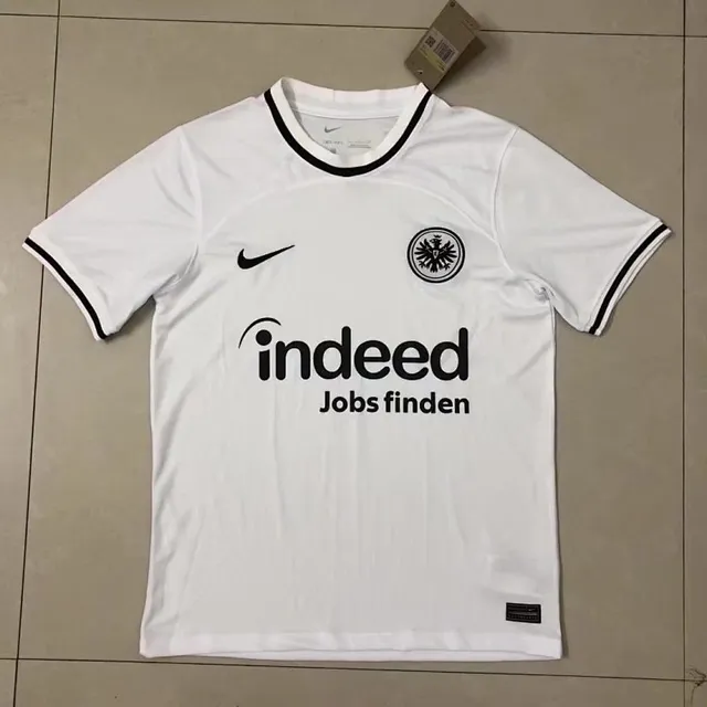Nike Eintracht Frankfurt Camiseta fora Branco Preto Performance 2