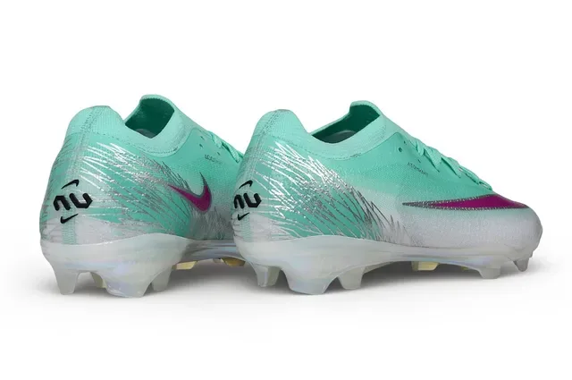 Nike Vert Rose Low-Cut Sock-Fit Upper Iridescent Translucent Sole Firm-Ground Chaussures de Football 5