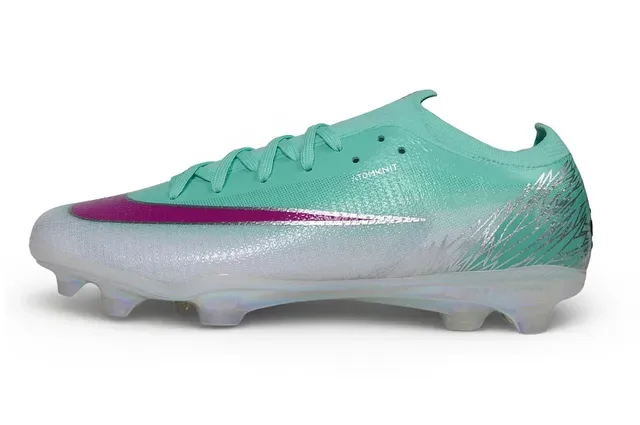 Nike Vert Rose Low-Cut Sock-Fit Upper Iridescent Translucent Sole Firm-Ground Chaussures de Football 7